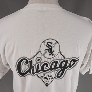 MLB Chicago White Sox Promo Stadium Giveaway White T-Shirt Adult L Chevy Dealer